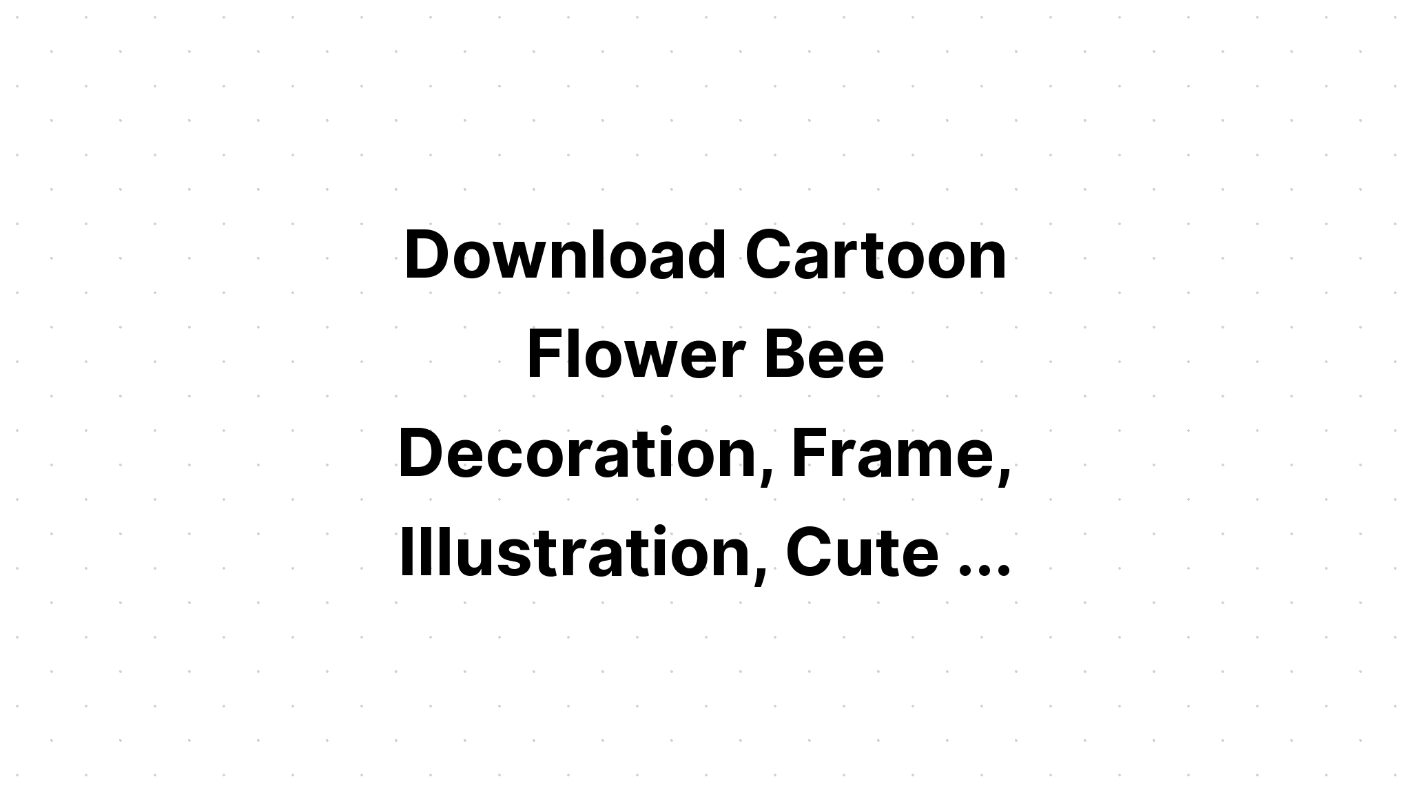 Download Floral Bee Repeating Borders? SVG File